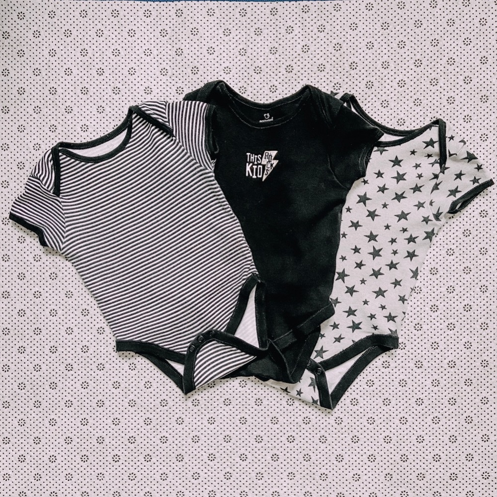 Early Days - 3 Piece Short Sleeved Bodysuit Onesie